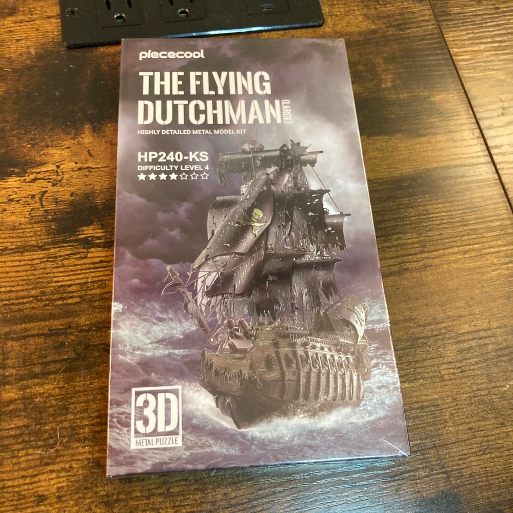 The Flying Dutchman 3D Metal Model Kit Piececool HP240-KS Large Ship Puzzle NEW